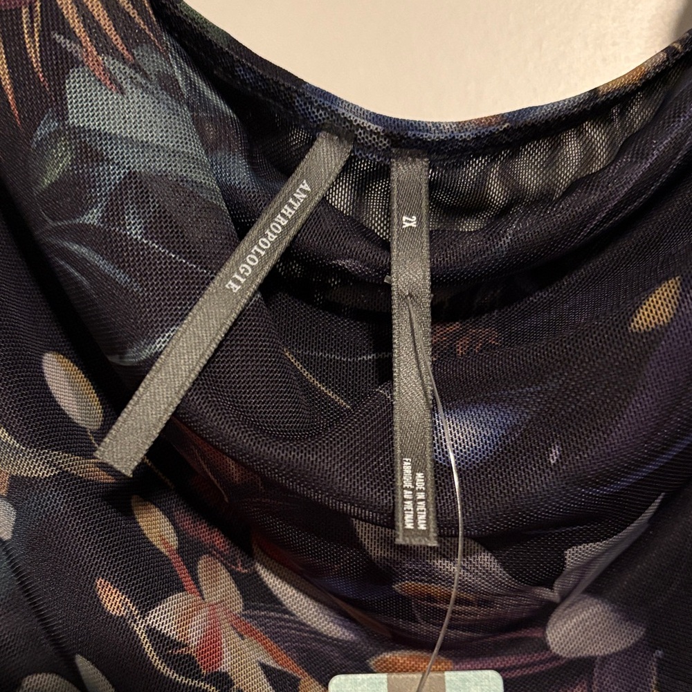 NWT Anthropologie Floral Sleeveless Top - Multicolor - Picture 3 of 5